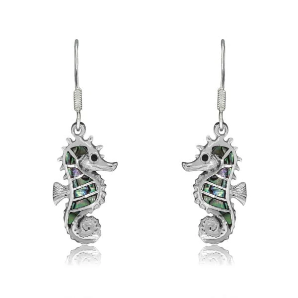 Seahorse Silver Earrings